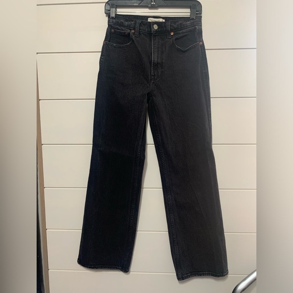 Abercrombie and Fitch the 90s relaxed high Rise size 24/00s curve love - Picture 7 of 14